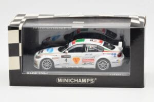 BMW 320si E90 BMW Team Italy Spain #4 A. Zanardi WTCC Brno 3rd Race 2007 Minichamps 1:43 400072604 Métal Moulé — image 4 sur 4