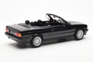 BMW 325i E30 Cabriolet Noir Métallique Norev 1:18 183211 Métal Moulé — image 2 sur 6