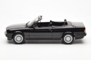 BMW 325i E30 Cabriolet Noir Métallique Norev 1:18 183211 Métal Moulé — image 3 sur 6