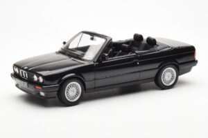 BMW 325i E30 Cabriolet Noir Métallique Norev 1:18