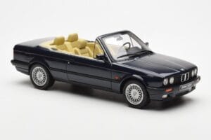 BMW 325i E30 Cabriolet Bleu Otto 1:18 OT114 Résine — image 4 sur 6