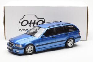BMW 328i E36 Touring M Package Bleu Otto 1:18 OT358 Résine — image 6 sur 6