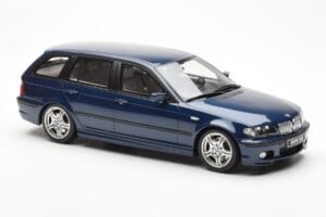 BMW 330i E46 Touring Bleu Otto 1:18 OT251 Résine — image 4 sur 6