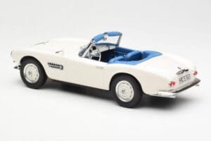 BMW 507 Roadster Blanc Norev 1:18 183232 Métal Moulé — image 5 sur 6
