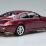 BMW 645Ci E63 Rouge Foncé Kyosho 1:18 08701CR Métal Moulé - image 3 of 7