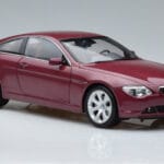 BMW 645Ci E63 Rouge Foncé Kyosho 1:18 08701CR Métal Moulé - image 5 of 7
