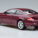 BMW 645Ci E63 Rouge Foncé Kyosho 1:18 08701CR Métal Moulé - image 6 of 7