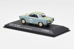 BMW 700 Sport #64 Hulbusch / Stausberg 12 Hours of Nurburgring 1961 Minichamps 1:43 400612364 Métal Moulé — image 3 sur 4
