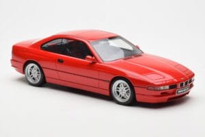 BMW 850 CSi E31 Rouge Otto 1:18 OT158 Résine — image 4 sur 6