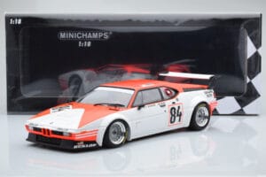 BMW M1 Equipe Dominique Lacaud #84 H. Stuck / Burger / D. Lacaud 24 Hours of Le Mans 1980 Minichamps 1:18 155802984 Métal Mou — image 6 sur 6