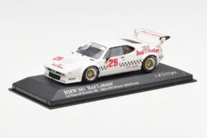 BMW M1 IMSA #25 Red Lobster Cowart / Miller LA Times Grand Prix Winner 1981 Minichamps 1:43 430812525 Métal Moulé — image 2 sur 4