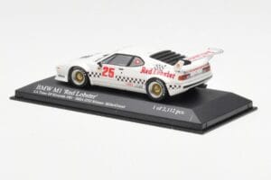 BMW M1 IMSA #25 Red Lobster Cowart / Miller LA Times Grand Prix Winner 1981 Minichamps 1:43 430812525 Métal Moulé — image 3 sur 4