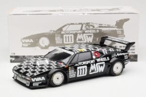 BMW M1 #111 Team MK Motorsport J-L. Witmeur / Krankenberg / Libert 24 Hours of Le Mans 1986 Minichamps 1:18 180862911 Métal M — image 8 sur 8