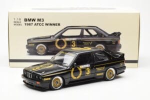 BMW M3 E30 #3 J. Richards Austrian Airlines ATCC 1987 AUTOart 1:18 88745 Métal Moulé — image 8 sur 8