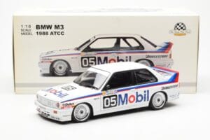 BMW M3 E30 #5 P. Brock Mobil ATCC 1988 AUTOart 1:18 88845 Métal Moulé — image 8 sur 8