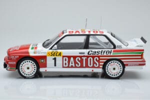 BMW M3 E30 Bastos #1 R. Ravaglia / E. Pirro / E. Van de Poele 24 Hours of Spa 1991 IXO 1:18 18RMC081A Métal Moulé — image 3 sur 6
