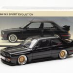 BMW M3 E30 Sport Evolution Noir Custom Wheels AUTOart 1:18 - image 8 of 8