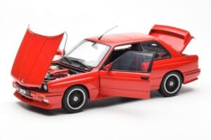 BMW M3 E30 Sport Evolution Cecotto Edition Rouge AUTOart 1:18 70566 Métal Moulé — image 2 sur 8
