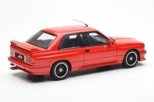 BMW M3 E30 Sport Evolution Cecotto Edition Rouge AUTOart 1:18 70566 Métal Moulé — image 3 sur 8