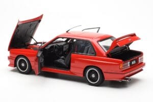 BMW M3 E30 Sport Evolution Cecotto Edition Rouge AUTOart 1:18 70566 Métal Moulé — image 5 sur 8
