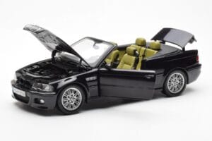 BMW M3 E46 Cabriolet Noir Kyosho 1:18 80430024431 Métal Moulé — image 2 sur 8