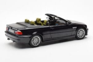 BMW M3 E46 Cabriolet Noir Kyosho 1:18 80430024431 Métal Moulé — image 3 sur 8