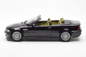 BMW M3 E46 Cabriolet Noir Kyosho 1:18 80430024431 Métal Moulé — image 4 sur 8
