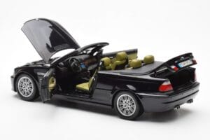BMW M3 E46 Cabriolet Noir Kyosho 1:18 80430024431 Métal Moulé — image 5 sur 8