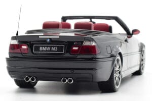 BMW M3 E46 Cabriolet Noir Otto 1:18 OT380 Résine — image 7 sur 9
