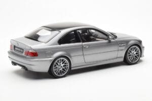 BMW M3 E46 CSL Gris Kyosho 1:18 80430302734 Métal Moulé — image 3 sur 8