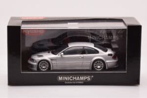 BMW M3 E46 GTR Street Argent Minichamps 1:43 403012105 Métal Moulé — image 4 sur 4