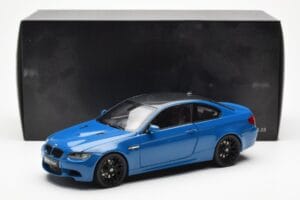 BMW M3 E92 Laguna Seca Blue Kyosho 1:18 08734LBL Métal Moulé — image 8 sur 8