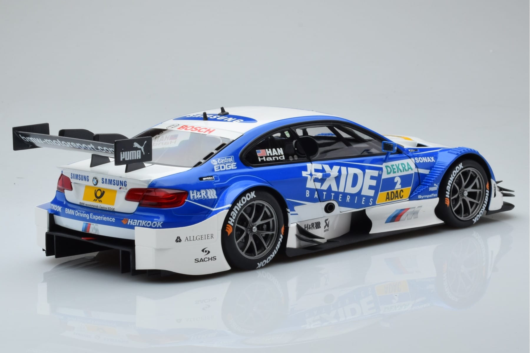 BMW M3 #2 BMW Team RMG A.J. Hand DTM 2012 Minichamps 1:18 100122202 Métal Moulé — image 3 sur 8