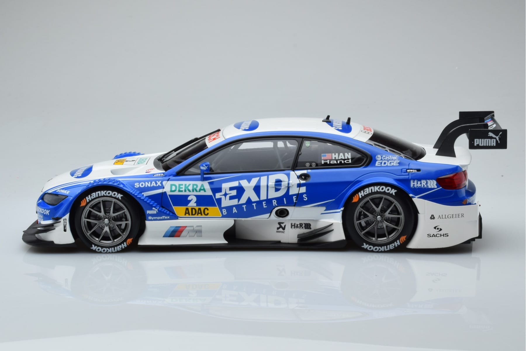 BMW M3 #2 BMW Team RMG A.J. Hand DTM 2012 Minichamps 1:18 100122202 Métal Moulé — image 4 sur 8