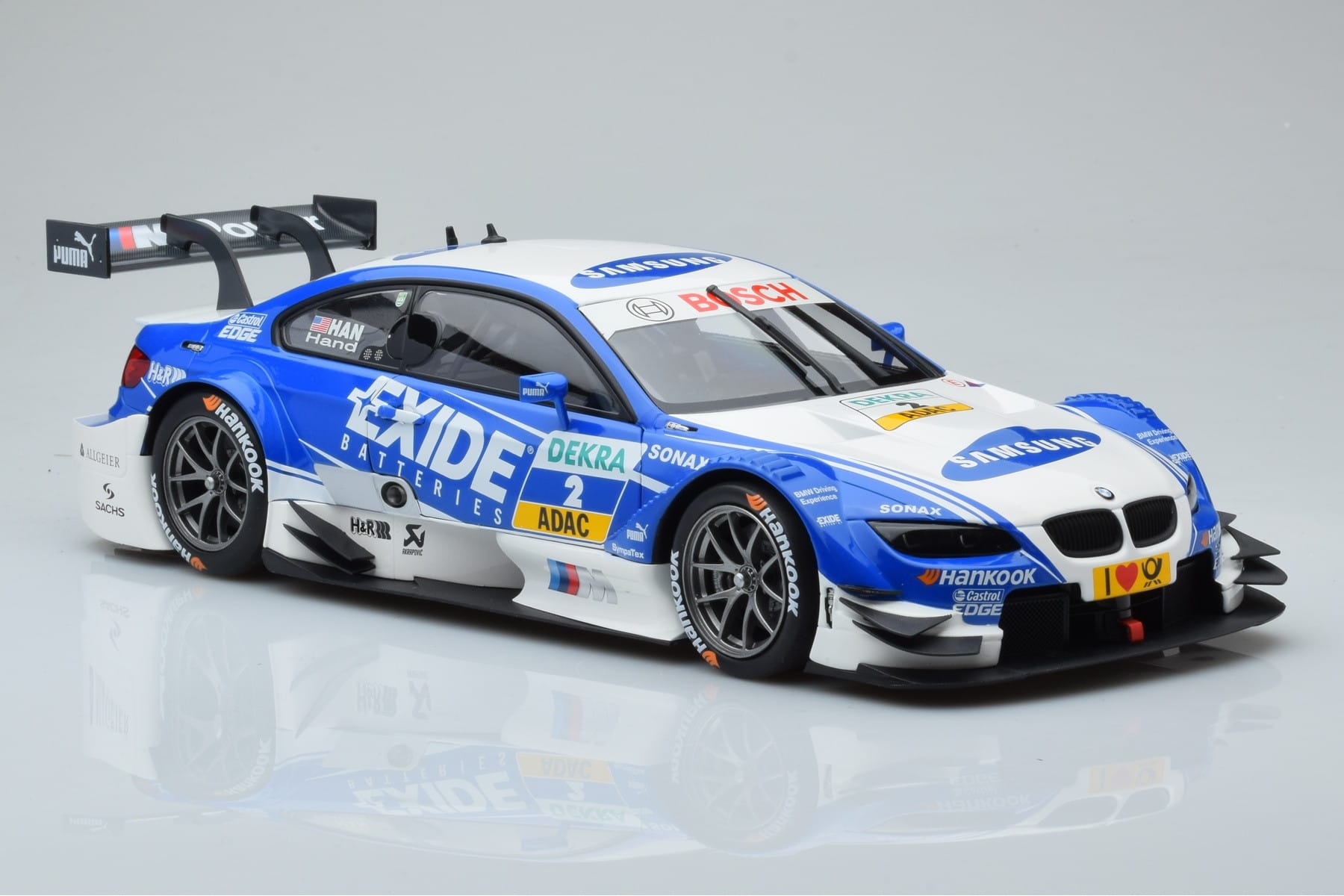 BMW M3 #2 BMW Team RMG A.J. Hand DTM 2012 Minichamps 1:18 100122202 Métal Moulé — image 5 sur 8
