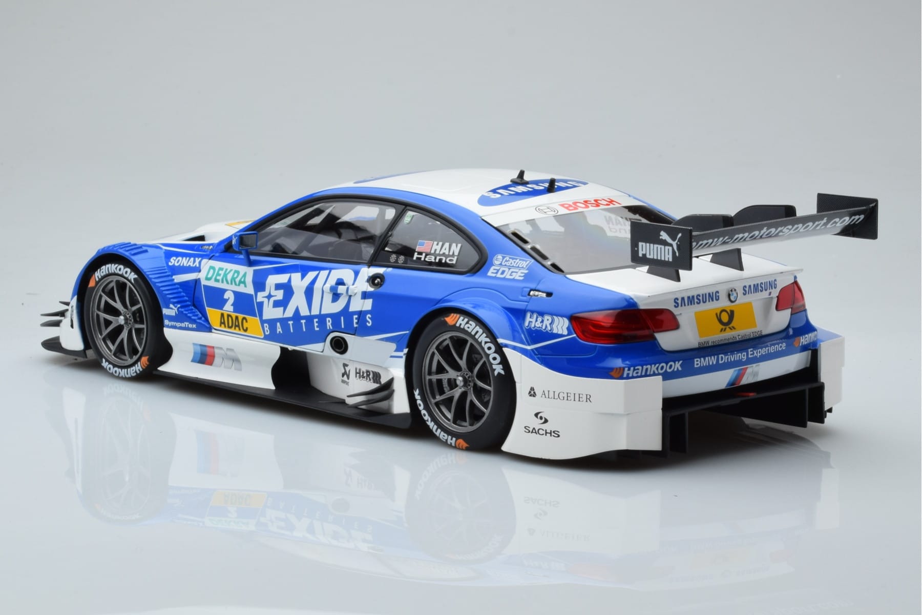 BMW M3 #2 BMW Team RMG A.J. Hand DTM 2012 Minichamps 1:18 100122202 Métal Moulé — image 6 sur 8