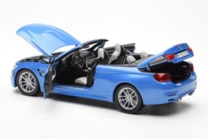 BMW M4 F83 Cabriolet Yas Marina Bleu Paragon 1:18 80432339612 Métal Moulé — image 5 sur 8