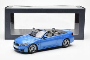 BMW M4 F83 Cabriolet Yas Marina Bleu Paragon 1:18 80432339612 Métal Moulé — image 8 sur 8