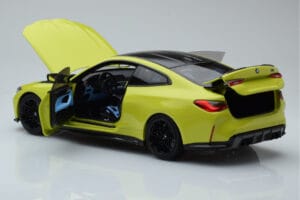 BMW M4 G82 Jaune Édition Concessionnaire Minichamps 1:18 80435A51949 Métal Moulé — image 5 sur 8