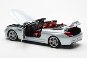 BMW M6 F12 Cabriolet Silverstone Argent II Paragon 1:18 80432253656 Métal Moulé — image 5 sur 8