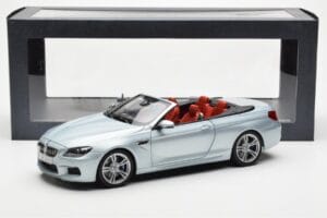 BMW M6 F12 Cabriolet Silverstone Argent II Paragon 1:18 80432253656 Métal Moulé — image 8 sur 8
