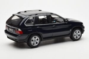 BMW X5 4.4i E53 Bleu Foncé Kyosho 1:18 08521DB Métal Moulé — image 3 sur 8
