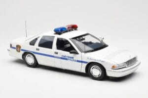 Chevrolet Caprice Cheyenne Police UT Models 1:18 21025 Métal Moulé — image 4 sur 6