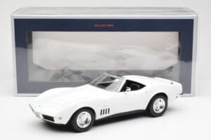 Chevrolet Corvette C3 Cabriolet Can-Am Blanc Norev 1:18 189038 Métal Moulé — image 6 sur 6