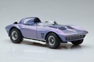Chevrolet Corvette Grand Sport Roadster Laguna Seca Bleu Ciel Exoto 1:18 EXPRM00080 Métal Moulé — image 5 sur 9