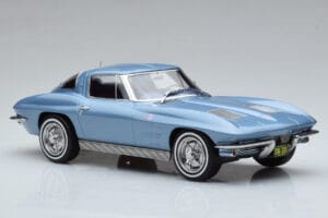Chevrolet Corvette C2 Sting Ray Bleu Norev 1:18 189050 Métal Moulé — image 4 sur 6