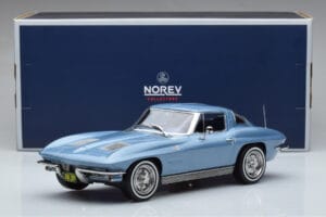 Chevrolet Corvette C2 Sting Ray Bleu Norev 1:18 189050 Métal Moulé — image 6 sur 6