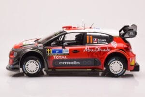Citroen C3 WRC #11 S. Loeb / D. Elena Rally Mexico 2018 Norev 1:18 181638 Métal Moulé — image 3 sur 6