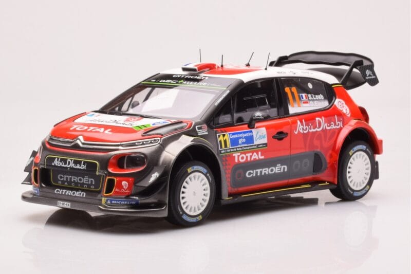 Citroen C3 WRC #11 S. Loeb / D. Elena Rally Mexico 2018 Norev 1:18 181638 Métal Moulé