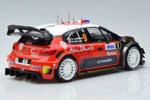 Citroen C3 WRC #9 S. Lefebvre / G. Moreau Tour de Corse 2017 Norev 1:18 181633 Métal Moulé — image 2 sur 6